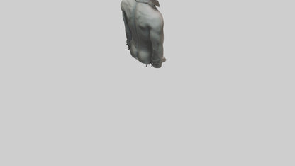 Haunted man model VR / AR / low-poly