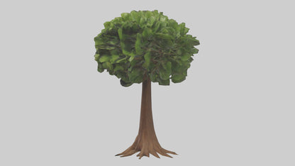 3D model Hawaii Hala tree model VR / AR / low-poly