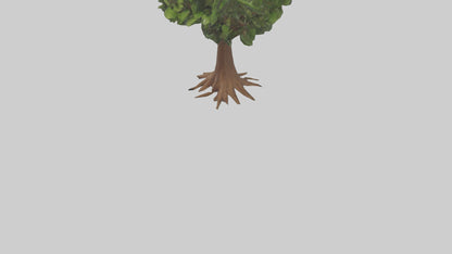 3D model Hawaii Hala tree model VR / AR / low-poly