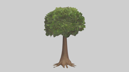 3D model Hawaii Hala tree model VR / AR / low-poly