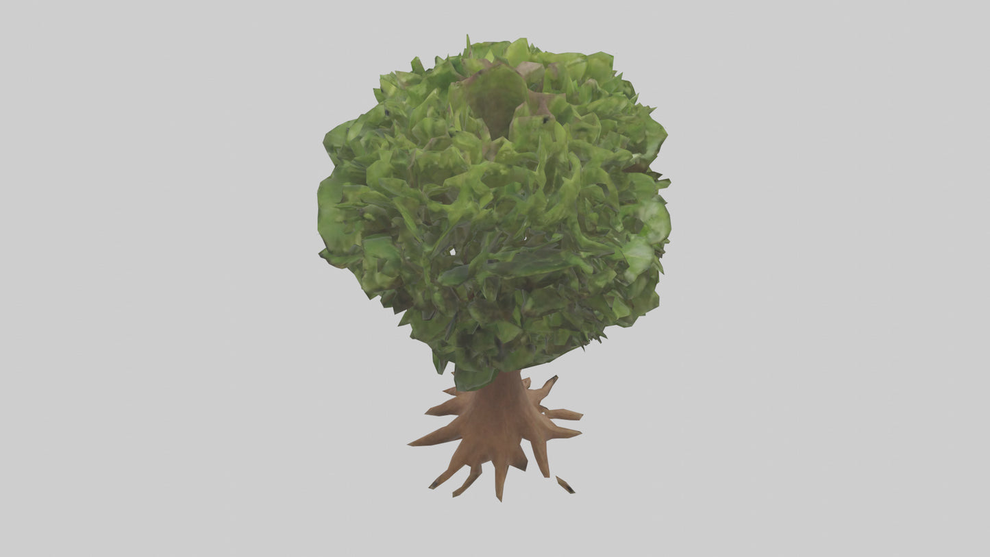 3D model Hawaii Hala tree model VR / AR / low-poly