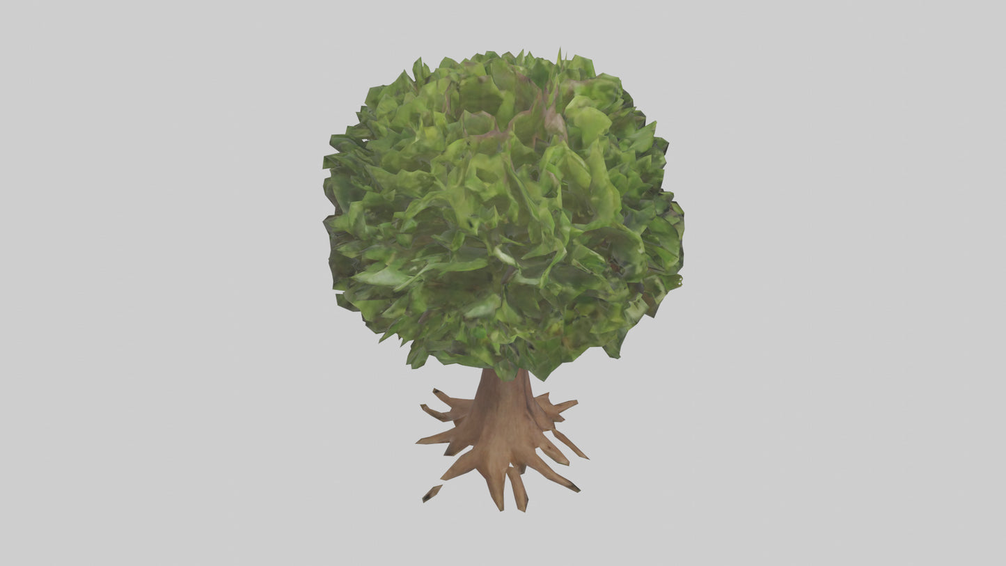 3D model Hawaii Hala tree model VR / AR / low-poly