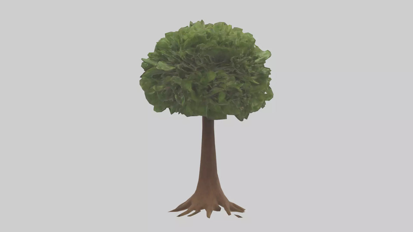 3D model Hawaii Hala tree model VR / AR / low-poly