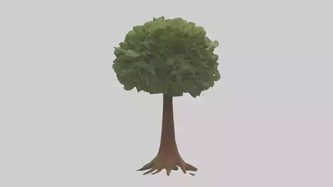 3D model Hawaii Hala tree model VR / AR / low-poly