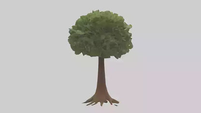 3D model Hawaii Hala tree model VR / AR / low-poly