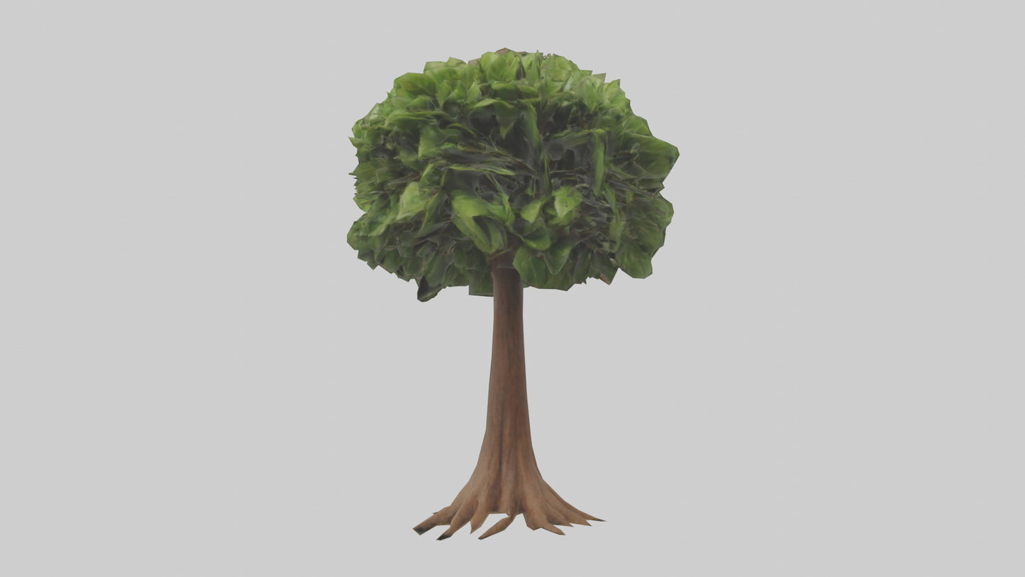 3D model Hawaii Hala tree model VR / AR / low-poly