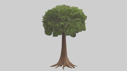 3D model Hawaii Hala tree model VR / AR / low-poly