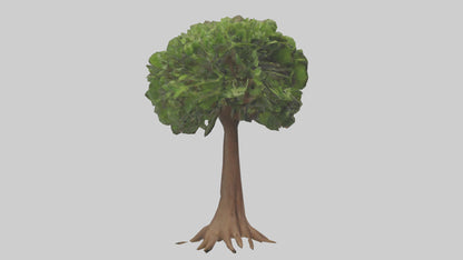 3D model Hawaii Hala tree model VR / AR / low-poly