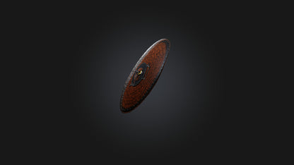 hawk patterned shield 3D model