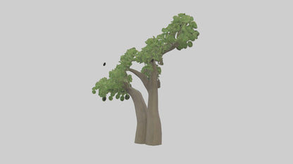 3D model Hazel tree model VR / AR / low-poly