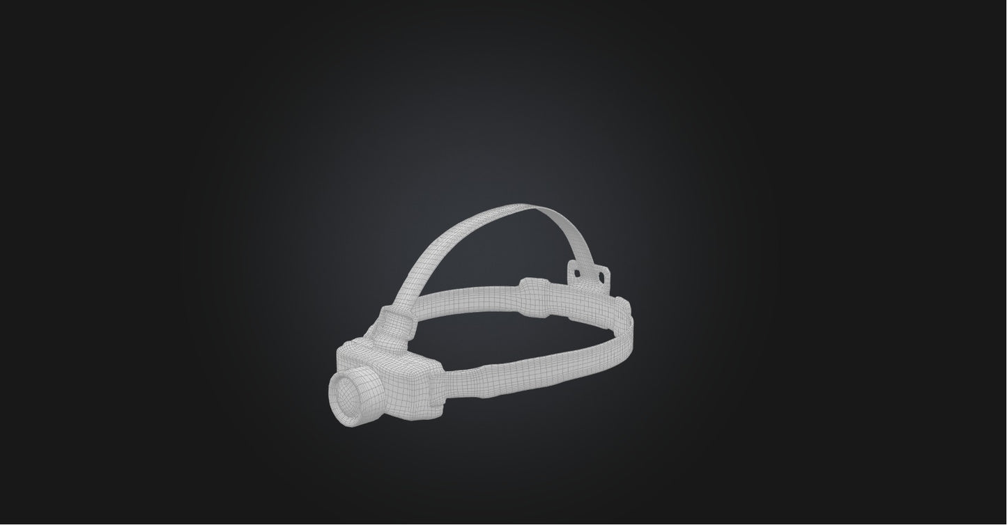 3D model Headlamp VR / AR / low-poly