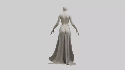 3D model Headless woman model VR / AR / low-poly