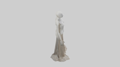 3D model Headless woman model VR / AR / low-poly