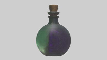3D model Healing Potion Vial model VR / AR / low-poly