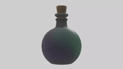 3D model Healing Potion Vial model VR / AR / low-poly