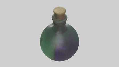 3D model Healing Potion Vial model VR / AR / low-poly