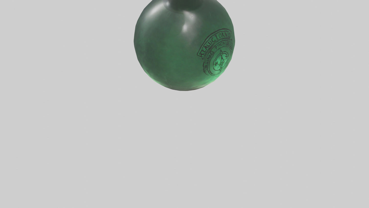 3D model Healing Potion Vial model VR / AR / low-poly