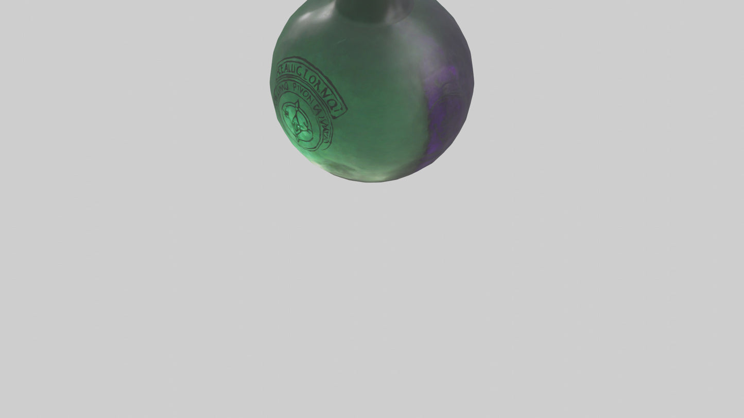3D model Healing Potion Vial model VR / AR / low-poly