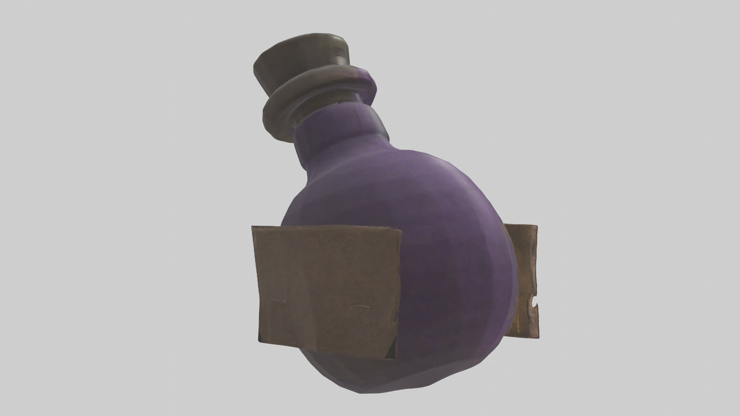 Health Potion model VR / AR / low-poly