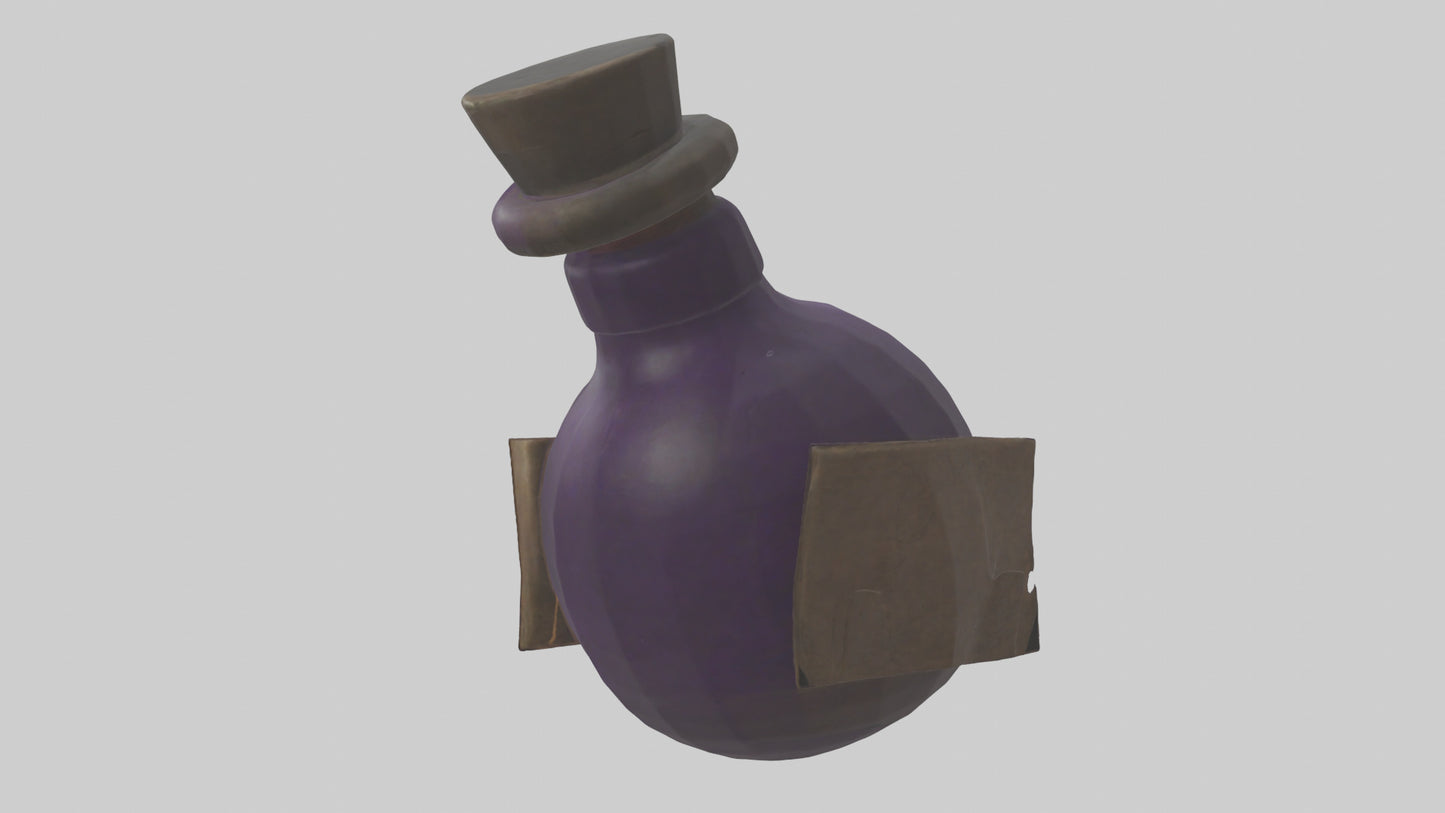Health Potion model VR / AR / low-poly
