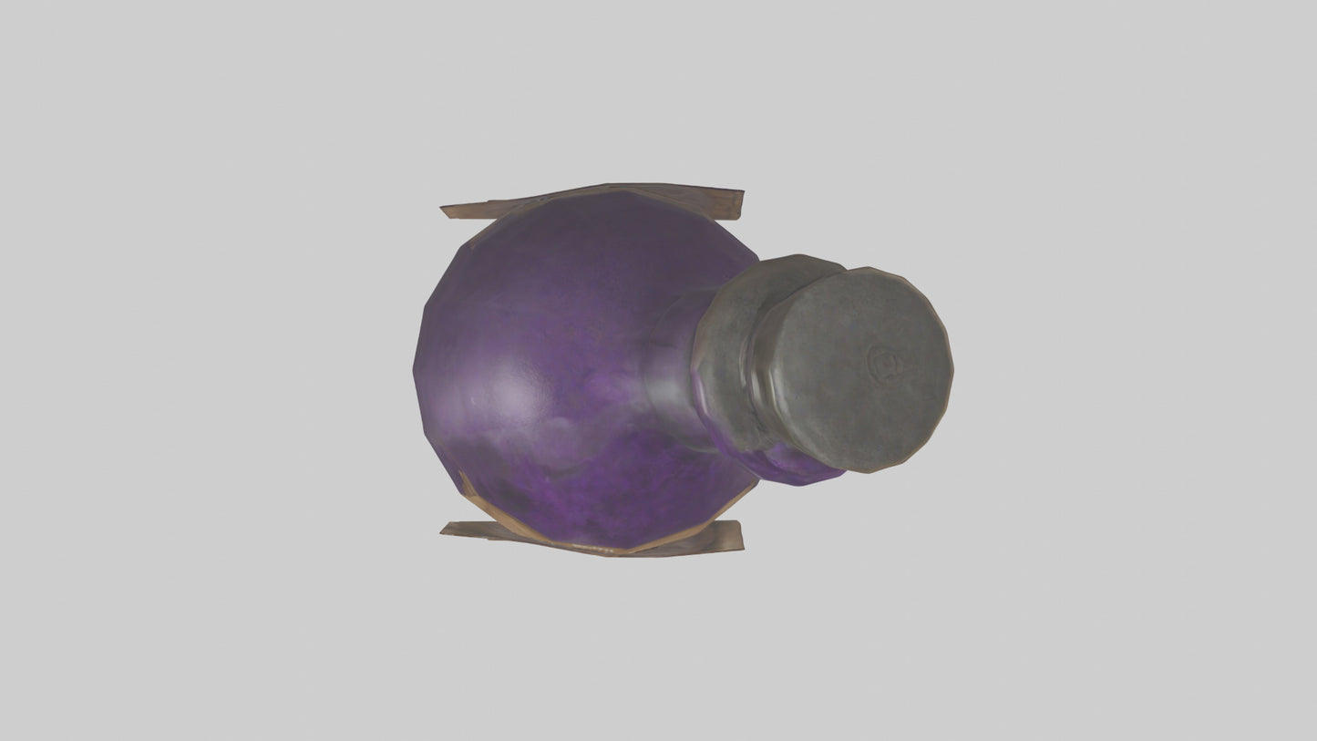 Health Potion model VR / AR / low-poly