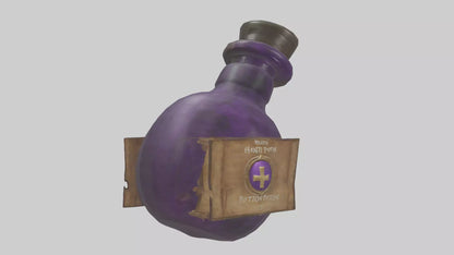 Health Potion model VR / AR / low-poly