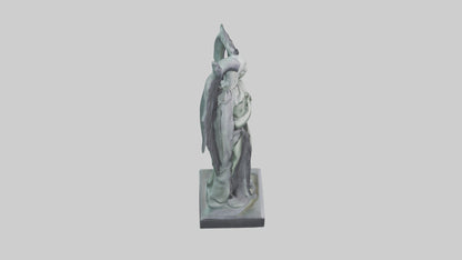 3D model Hel statue model VR / AR / low-poly