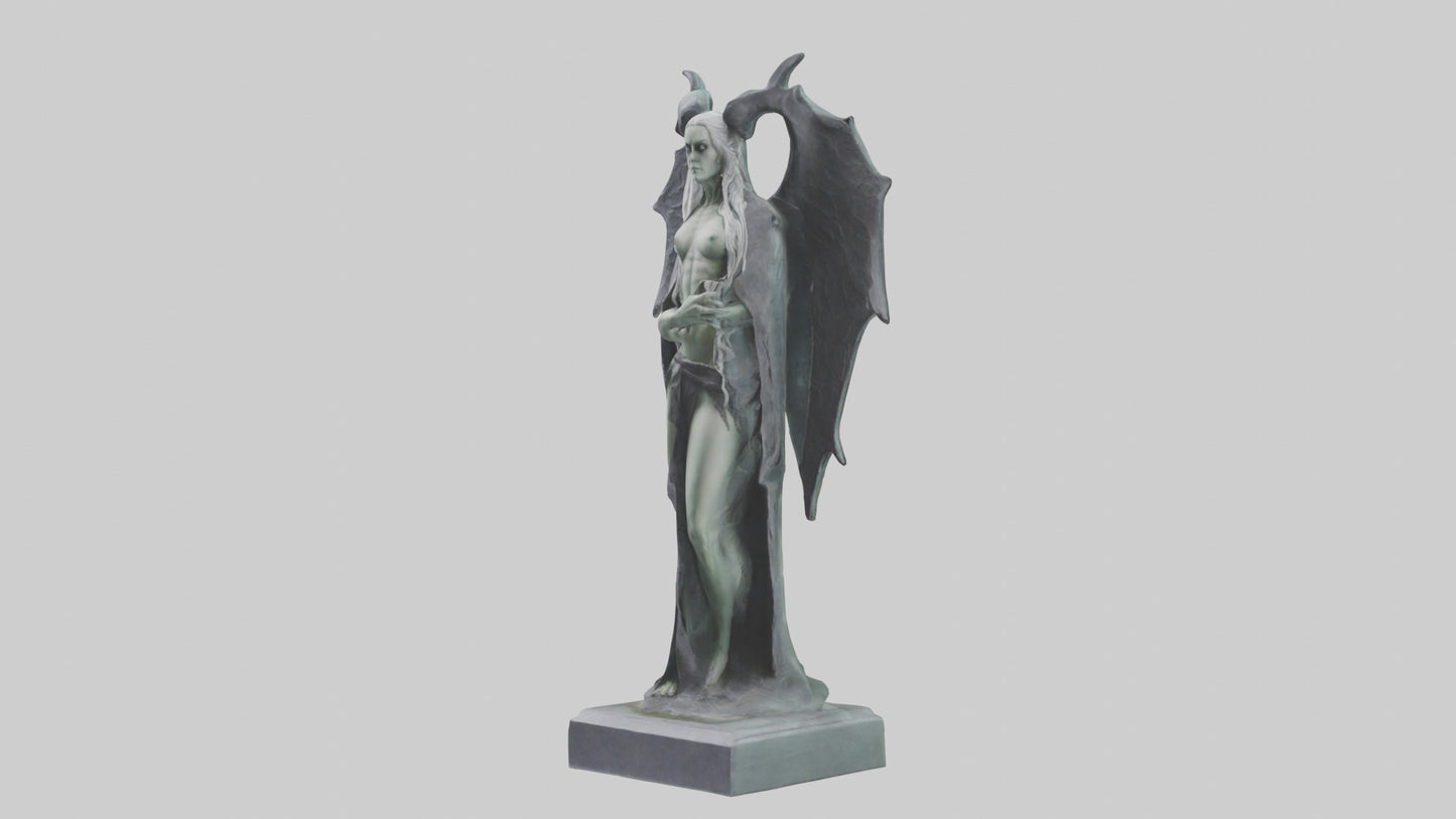3D model Hel statue model VR / AR / low-poly