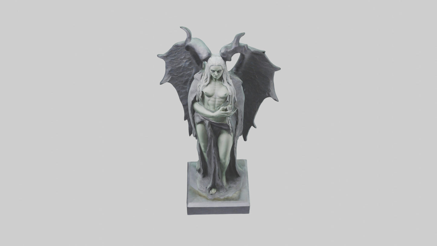 3D model Hel statue model VR / AR / low-poly