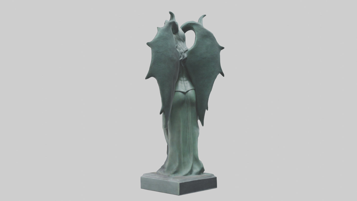 3D model Hel statue model VR / AR / low-poly