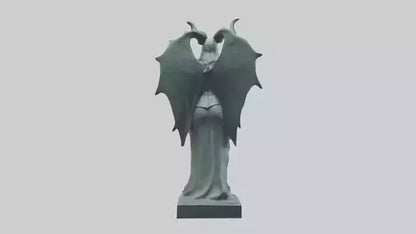 3D model Hel statue model VR / AR / low-poly