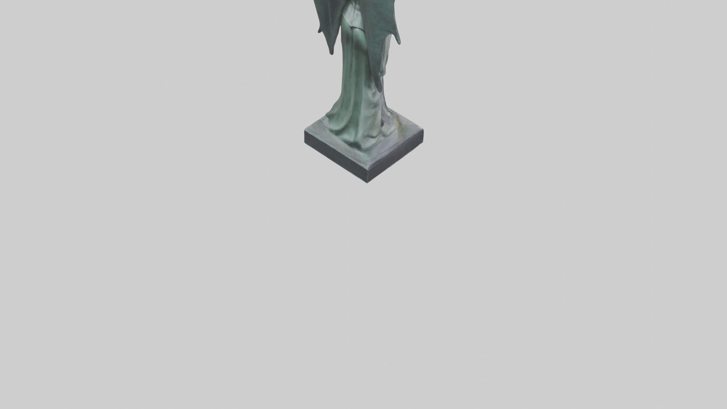 3D model Hel statue model VR / AR / low-poly