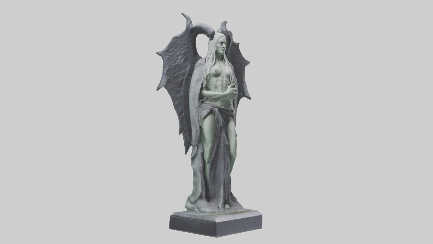 3D model Hel statue model VR / AR / low-poly