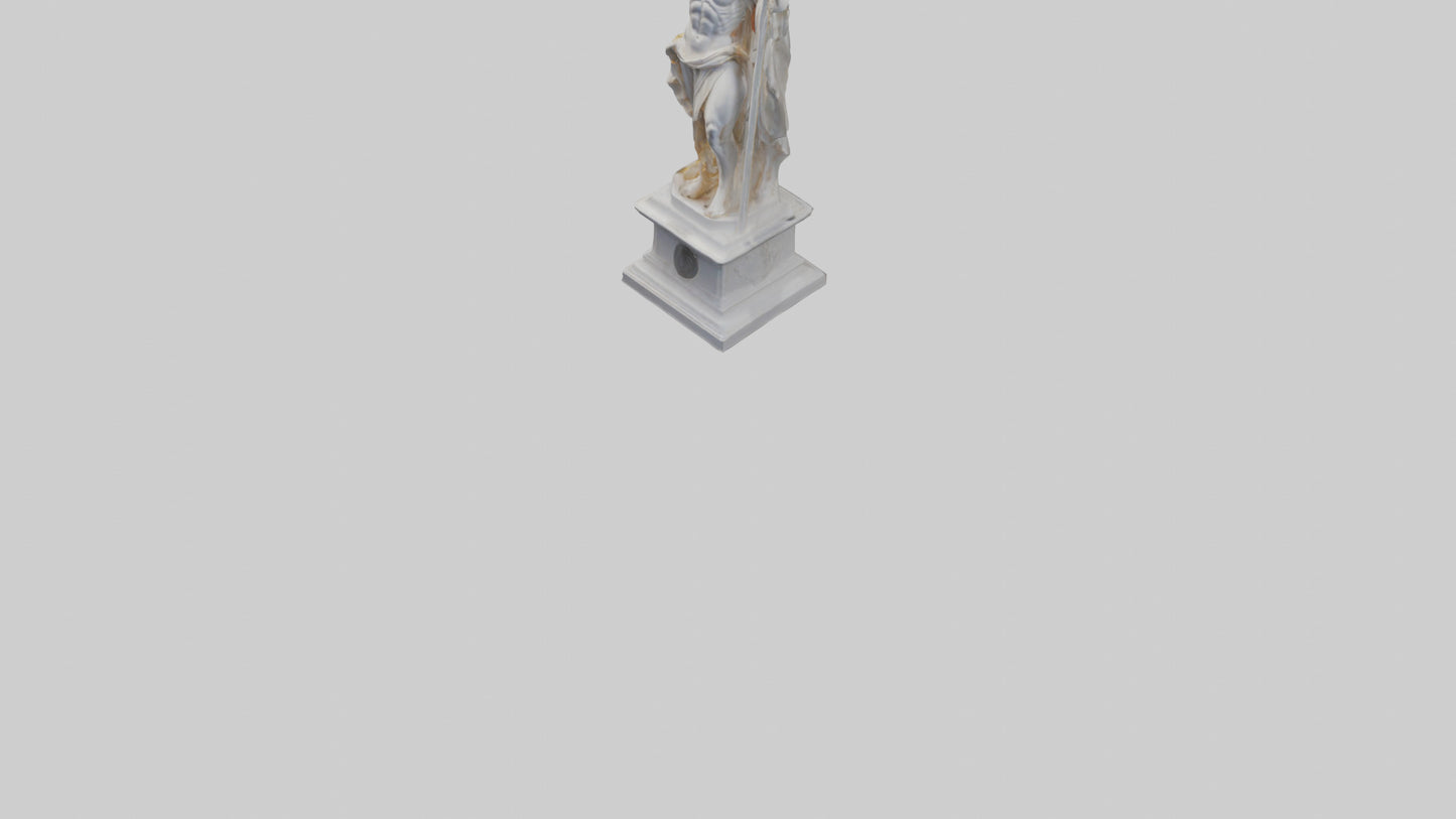 Helios statue model VR / AR / low-poly