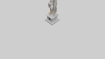Helios statue model VR / AR / low-poly