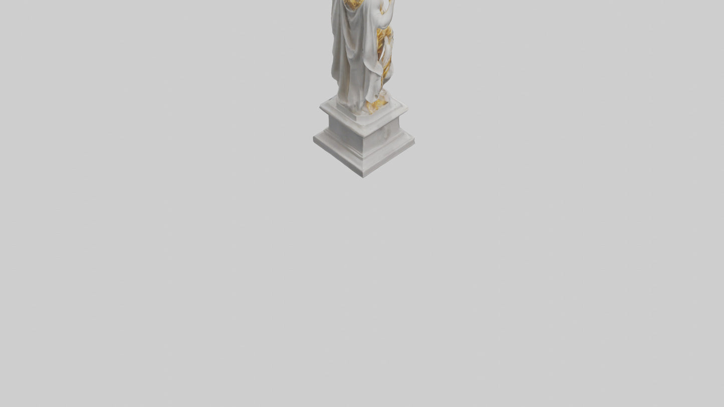 Helios statue model VR / AR / low-poly