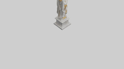 Helios statue model VR / AR / low-poly