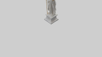 Helios statue model VR / AR / low-poly