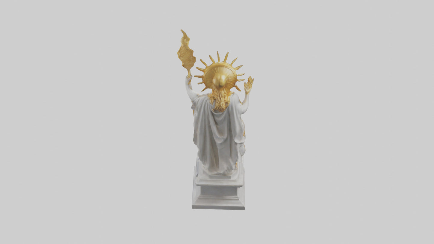 Helios statue model VR / AR / low-poly