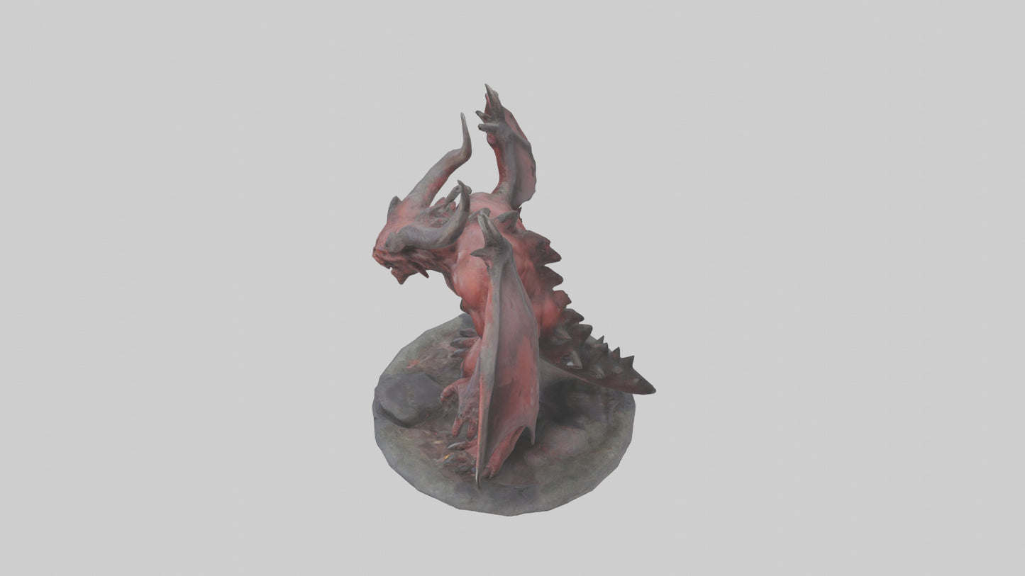 3D model Hell Beast Reborn model VR / AR / low-poly