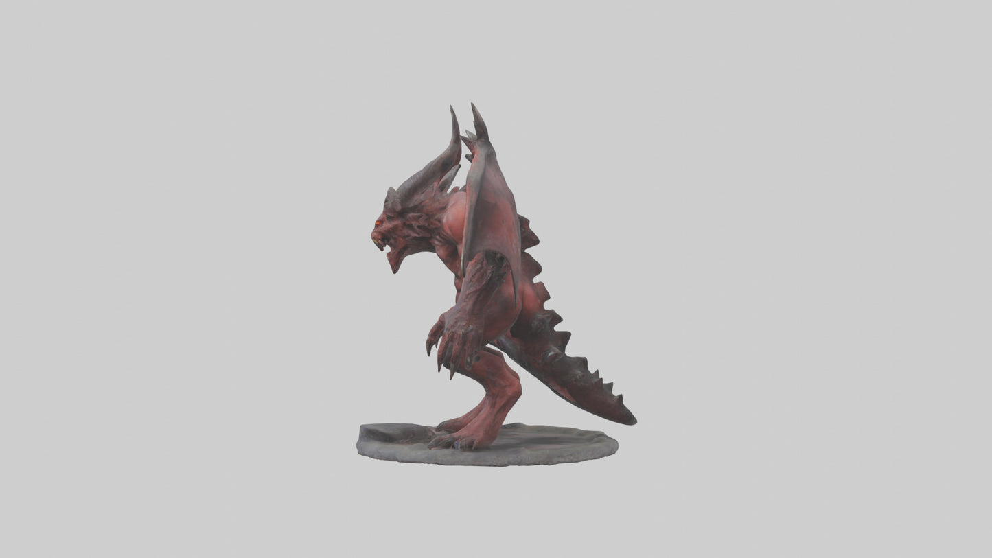 3D model Hell Beast Reborn model VR / AR / low-poly