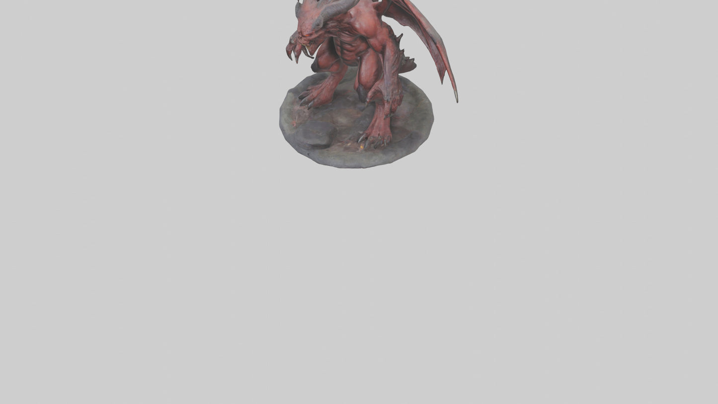 3D model Hell Beast Reborn model VR / AR / low-poly