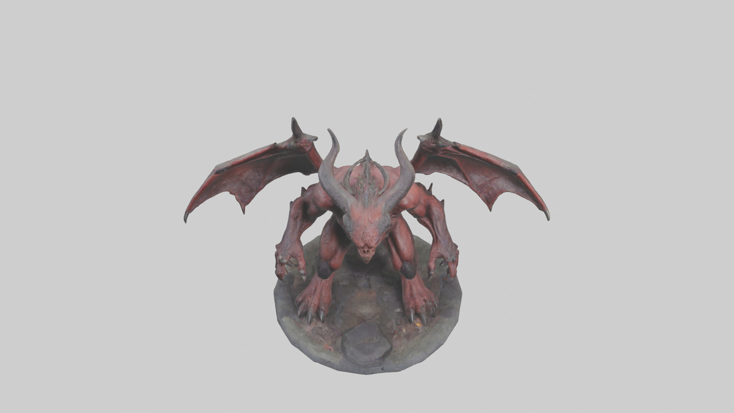 3D model Hell Beast Reborn model VR / AR / low-poly