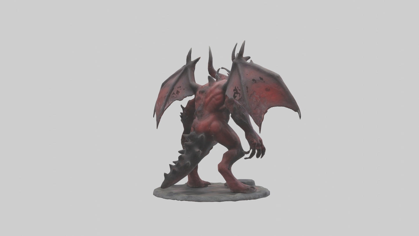3D model Hell Beast Reborn model VR / AR / low-poly