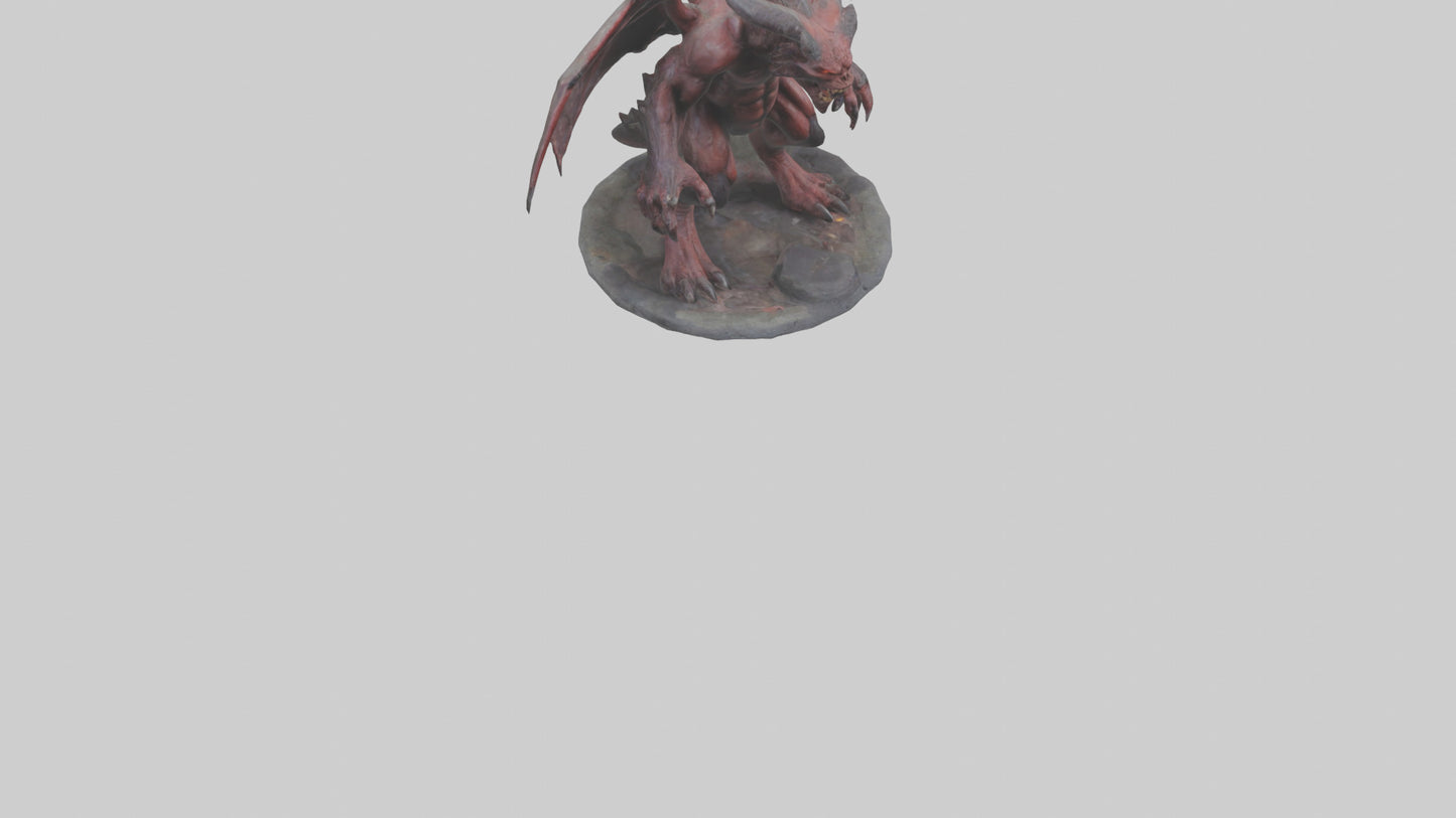 3D model Hell Beast Reborn model VR / AR / low-poly