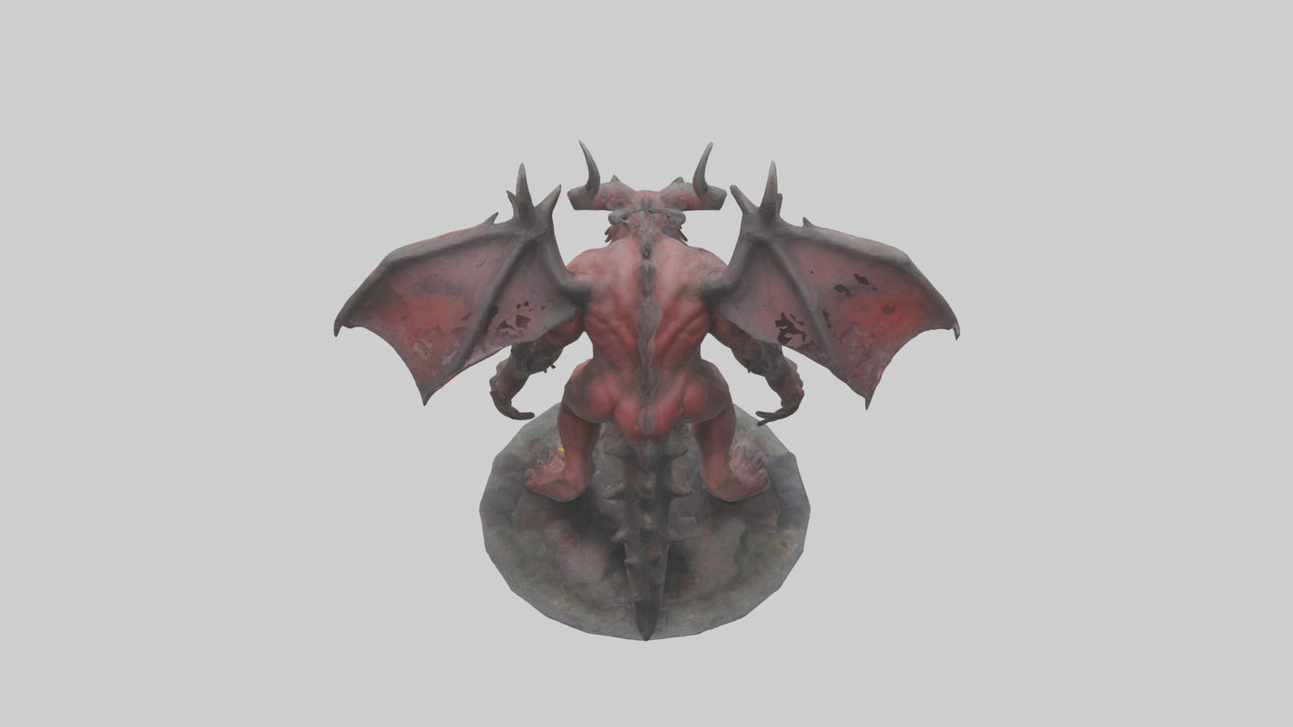 3D model Hell Beast Reborn model VR / AR / low-poly