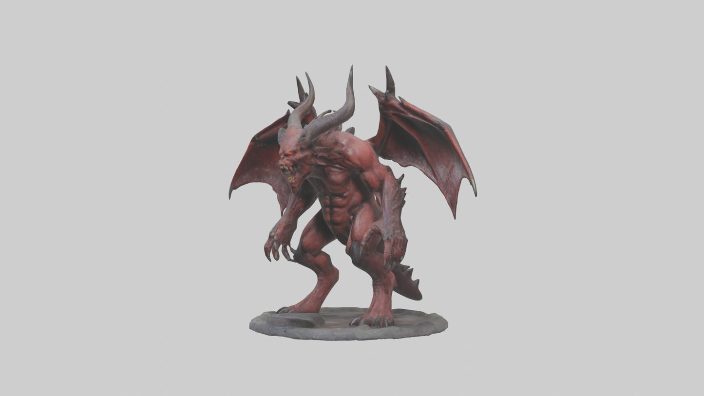 3D model Hell Beast Reborn model VR / AR / low-poly