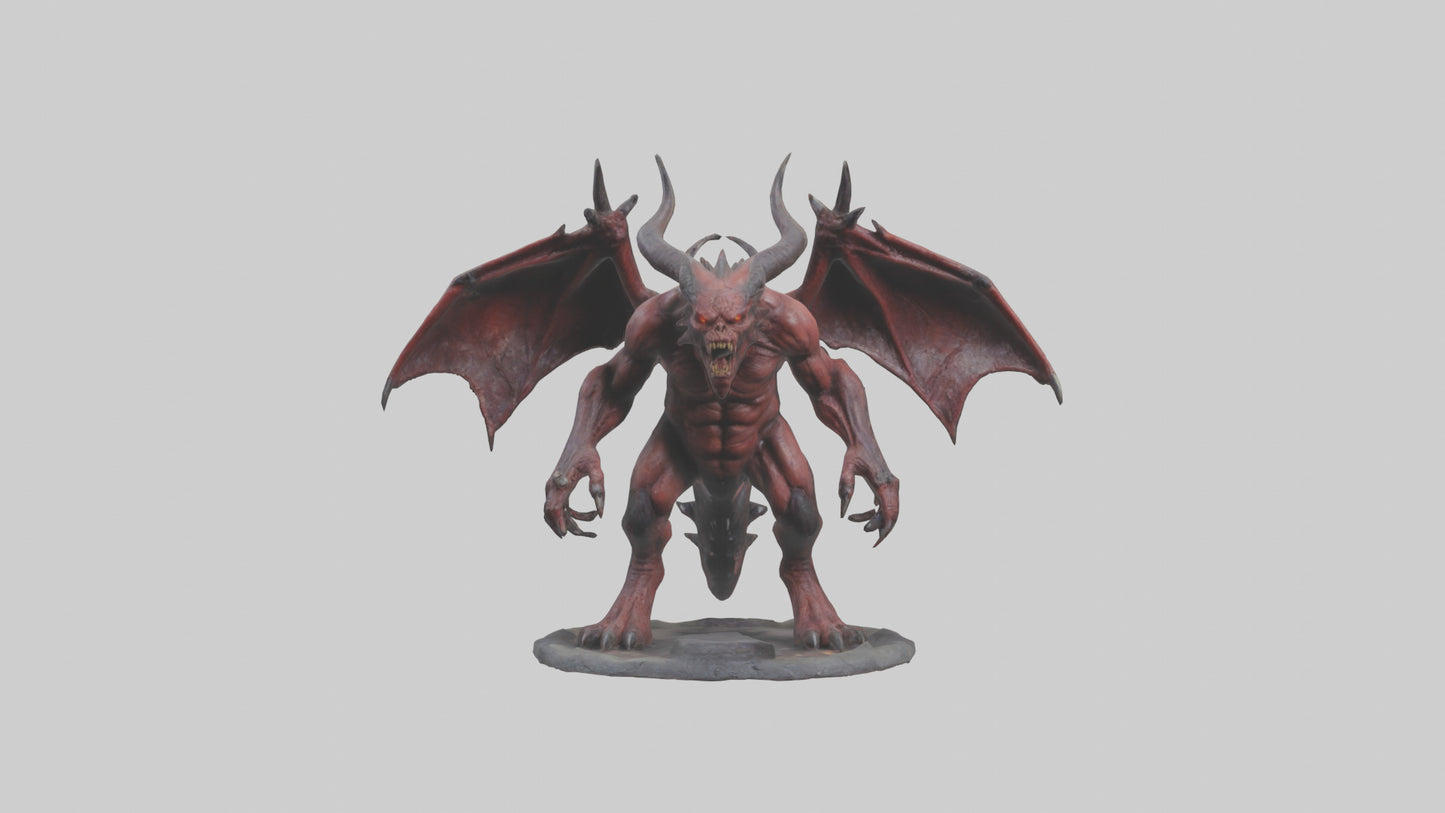 3D model Hell Beast Reborn model VR / AR / low-poly