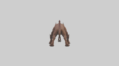 Hell Hound model VR / AR / low-poly