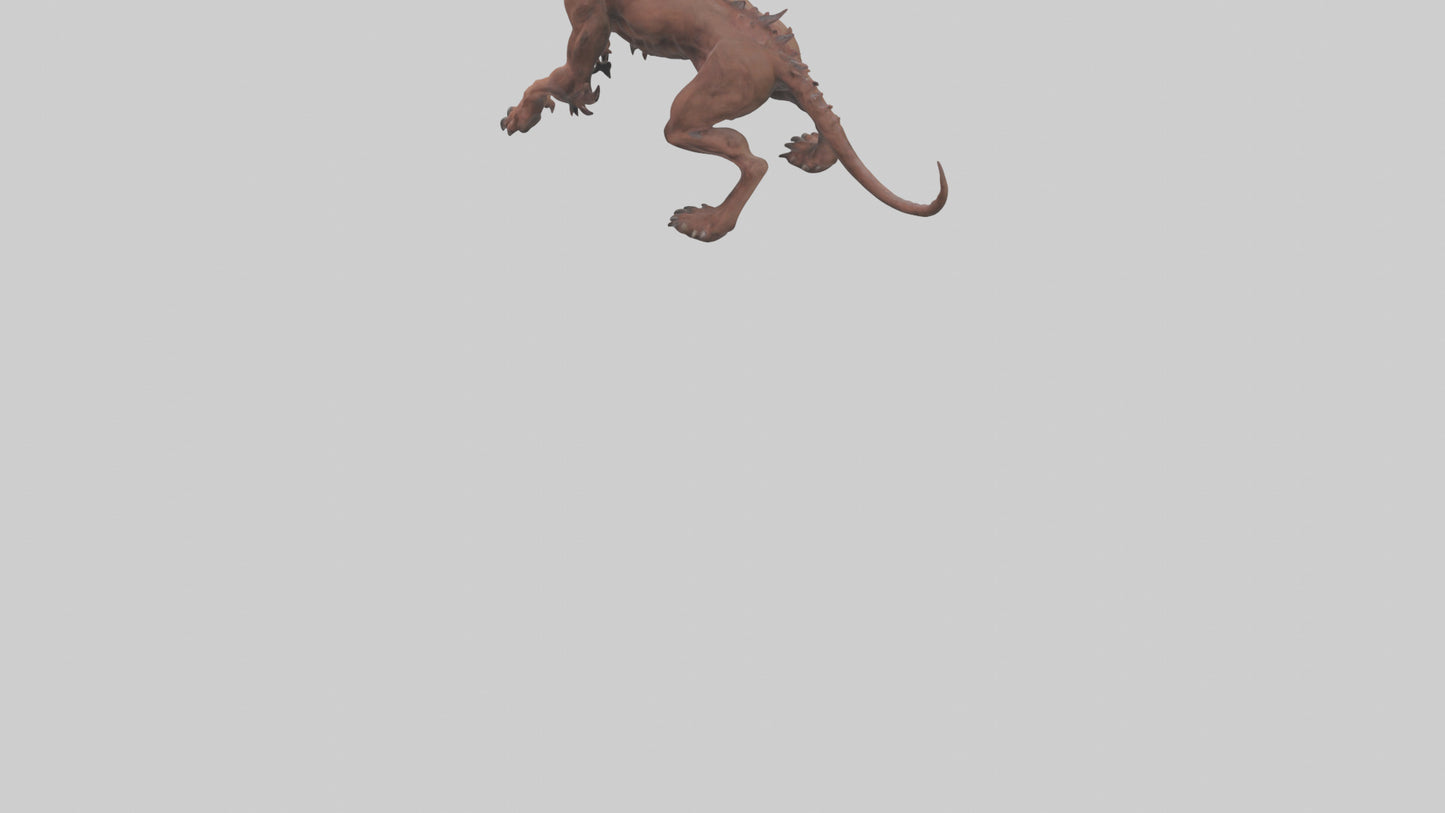 Hell Hound model VR / AR / low-poly